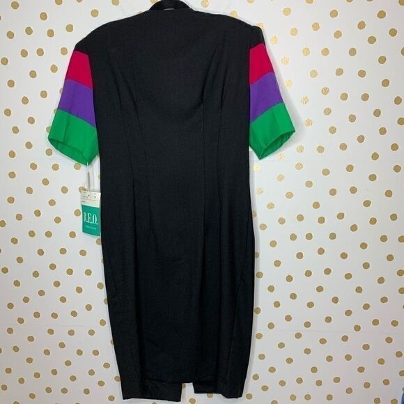 R.E.O originals vintage button front dress 14 - Picture 6 of 7